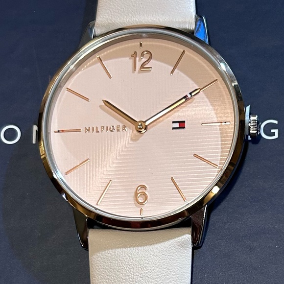 Tommy Hilfiger Watch With 40mm Peach Pink Face & Peach Pink  display picture 1